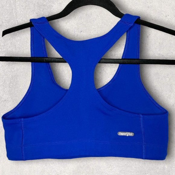 The North Face Vapor Wick Racer Back Sports Bra Blue Size Large - Picture 2 of 8